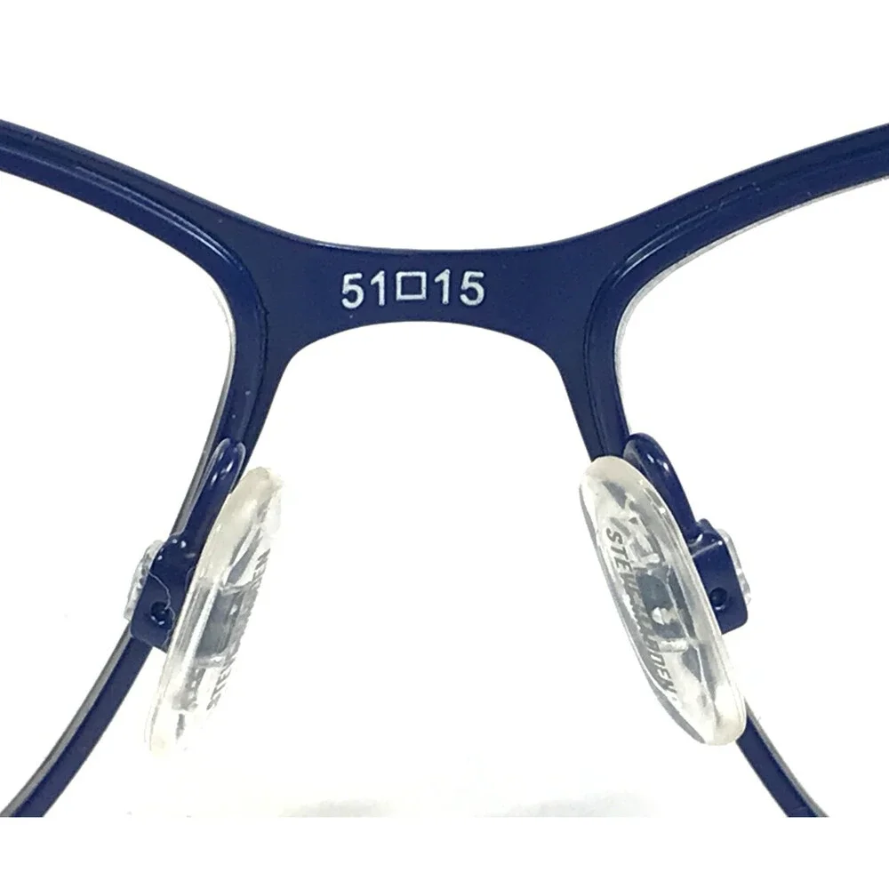 Steve Madden Eyeglasses Frames JILLYY BLUE Cat Eye Full Rim 51-15-135